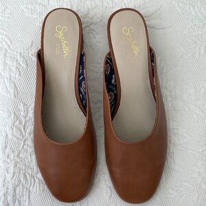 Seychelles Chorus II Cognac Mules Size US 8.5